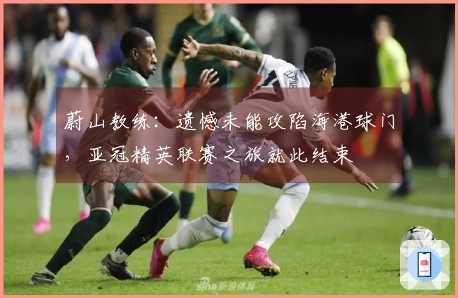 蔚山教练：遗憾未能攻陷海港球门，亚冠精英联赛之旅就此结束
